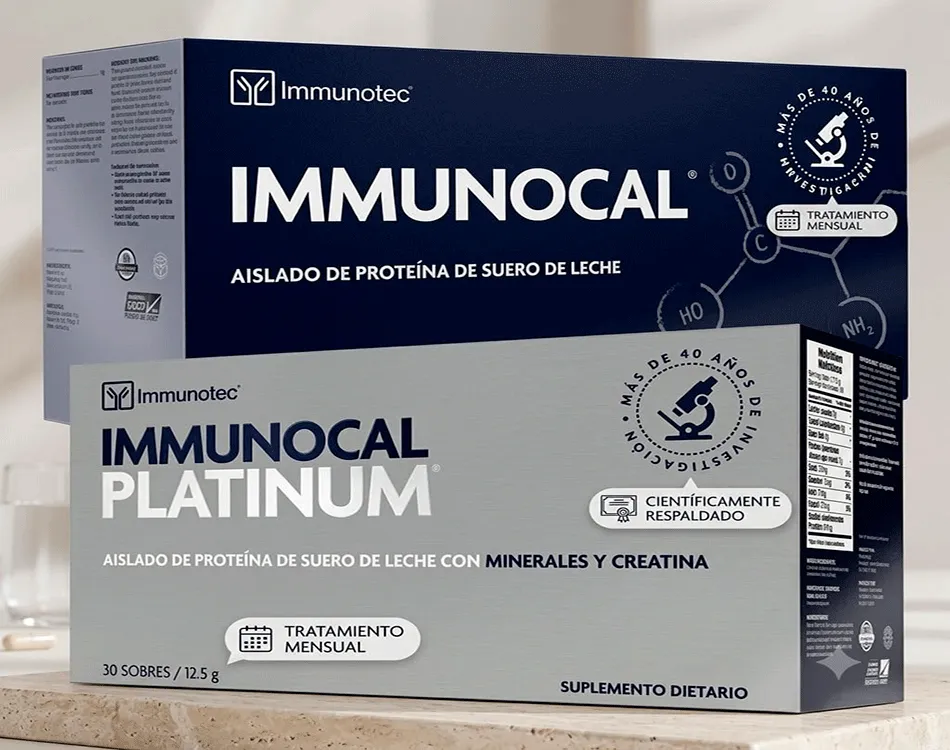 Pack Bienestar Integral: El Combo "Dupla Perfecta" (1 Immunocal Regular + 1 Immunocal Platinum)