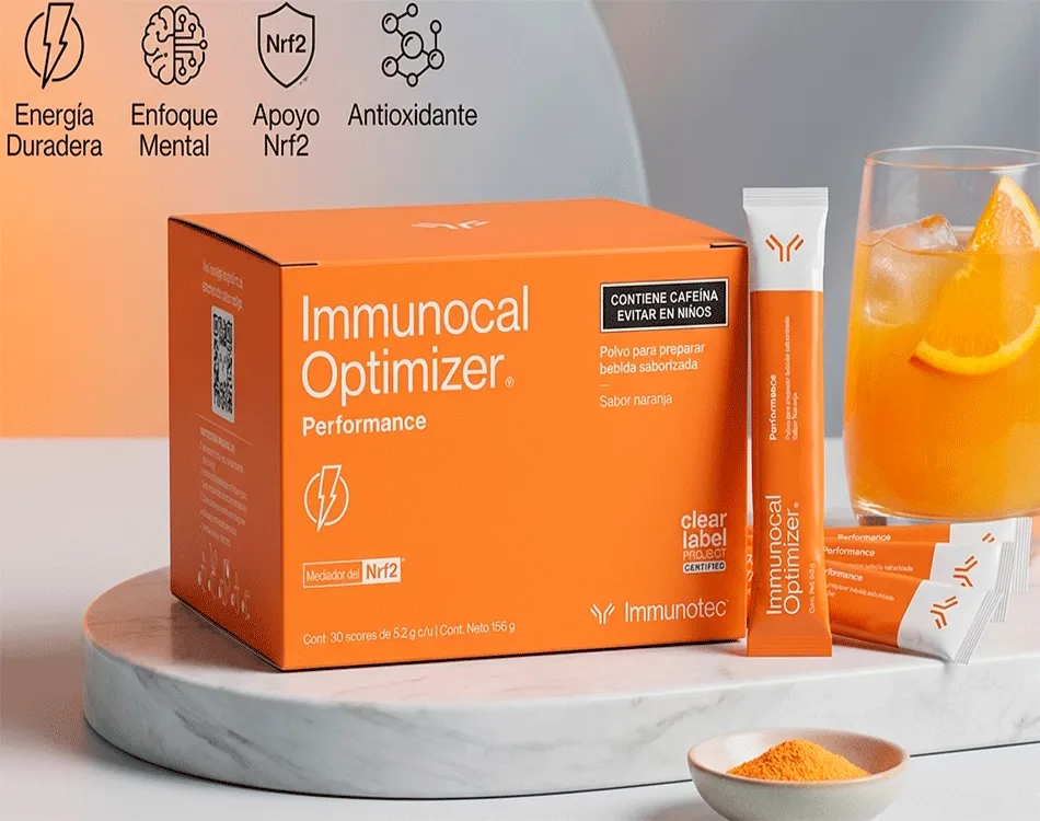 Energía Sostenida y Enfoque Mental Láser: Immunocal Optimizer Performance (14 Sobres)