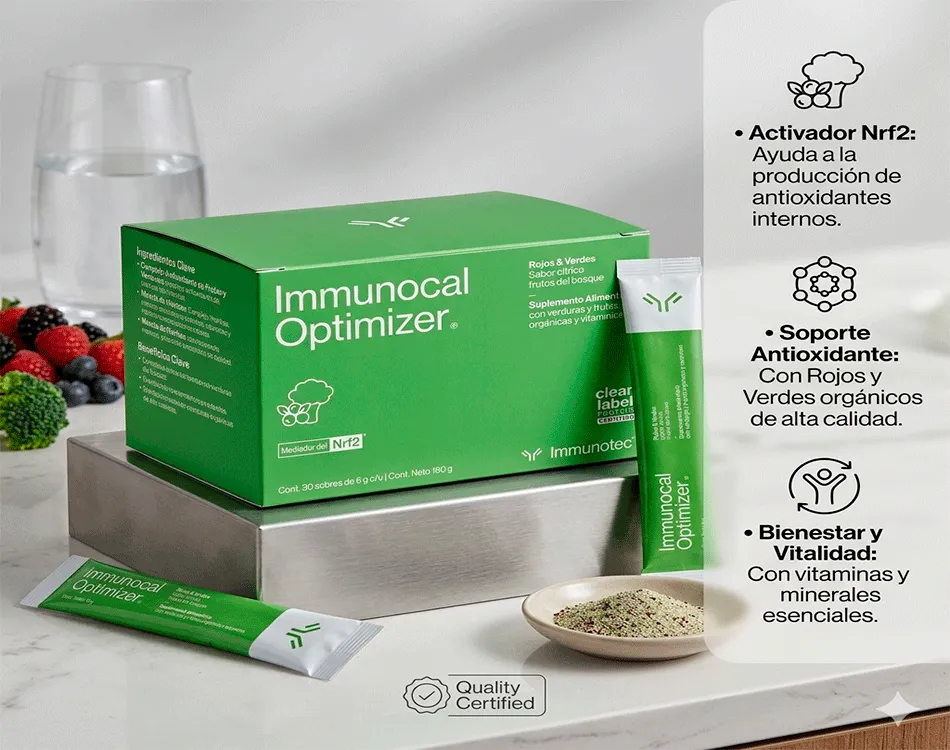 Multiplica el Poder de Tus Antioxidantes: Immunocal Optimizer (30 Sobres)